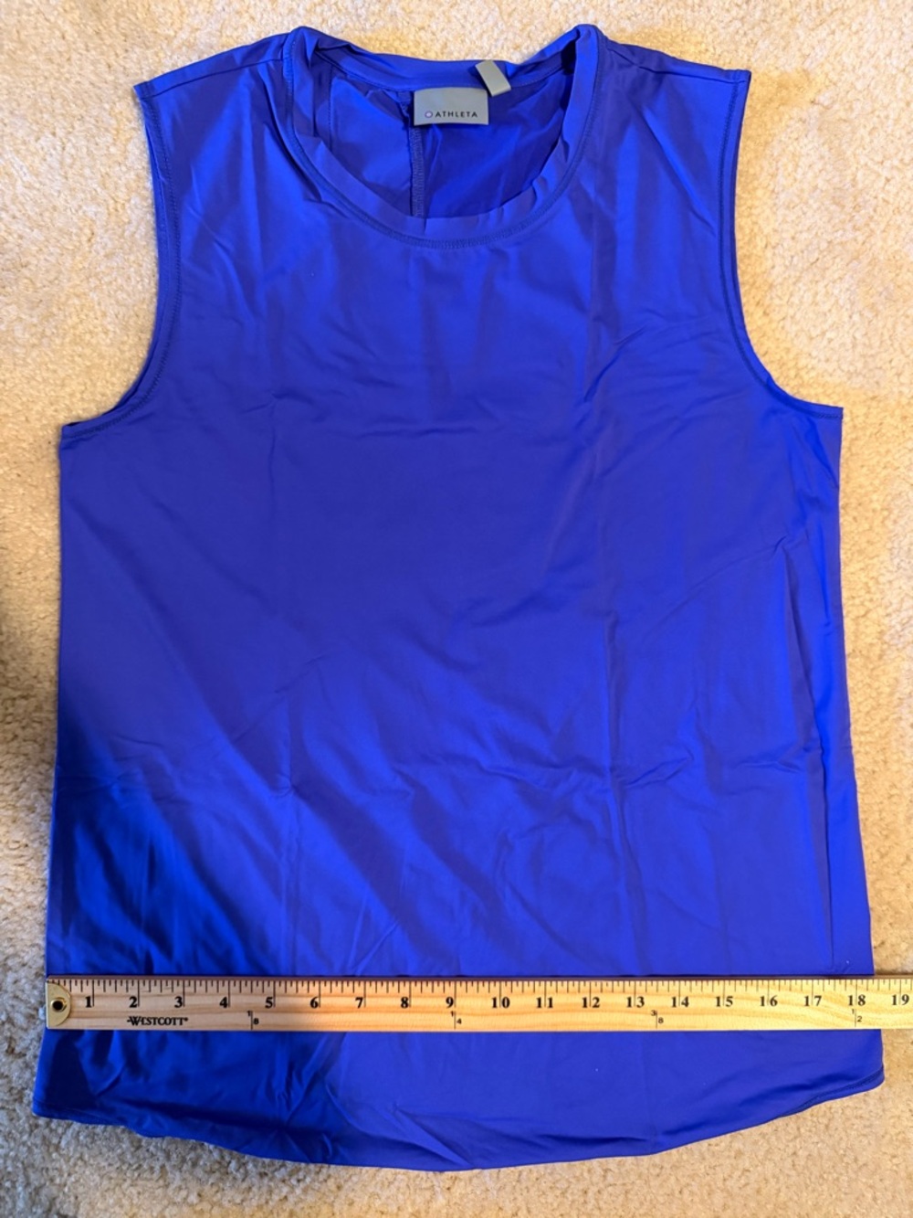 Athleta Electric Blue/Purple Sleeveless Tank Top - Picture 12 of 12